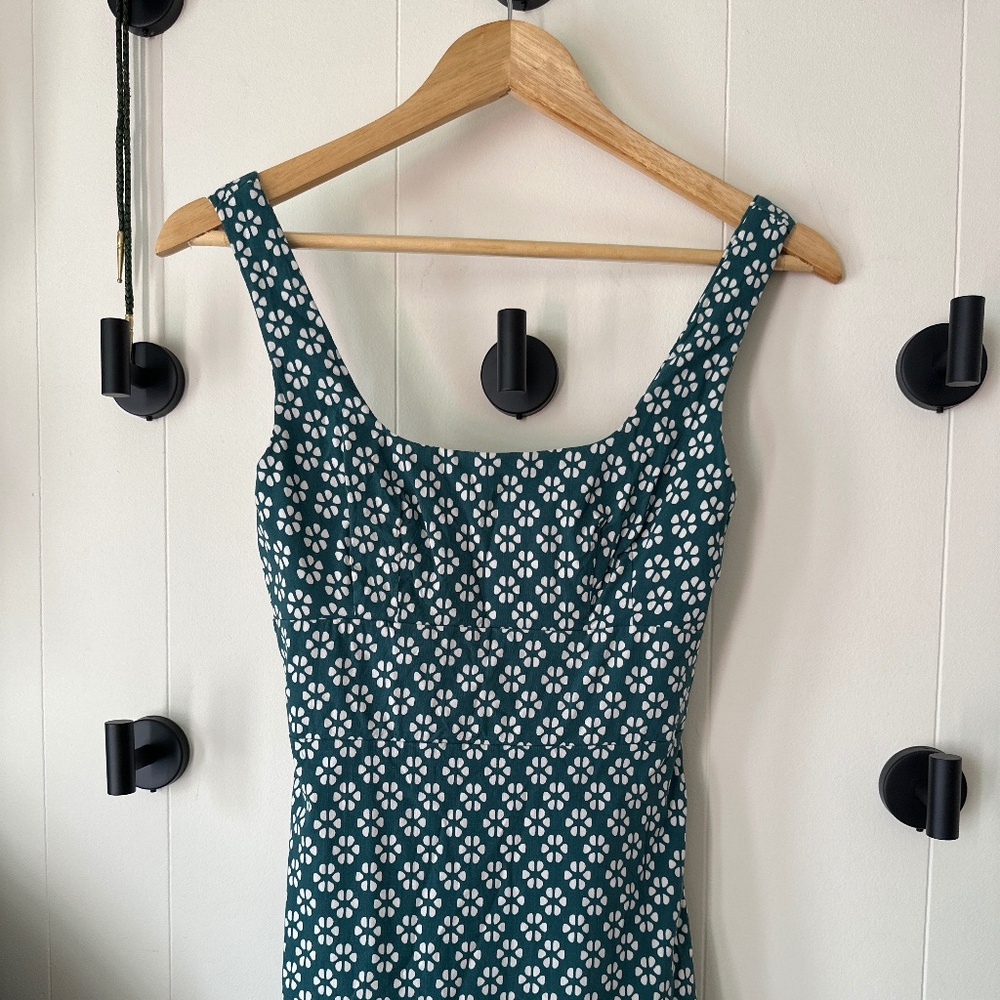 Anthropologie Blythe Square neck tiered ruffles Dress XXS